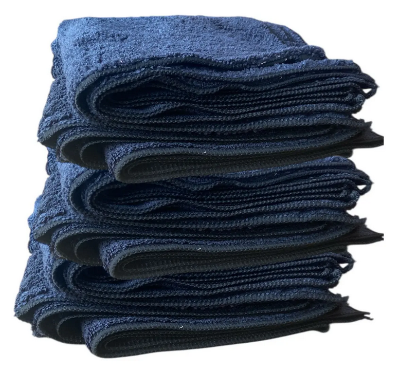 Pack 10 Paños Microfibra 55x50 Azul