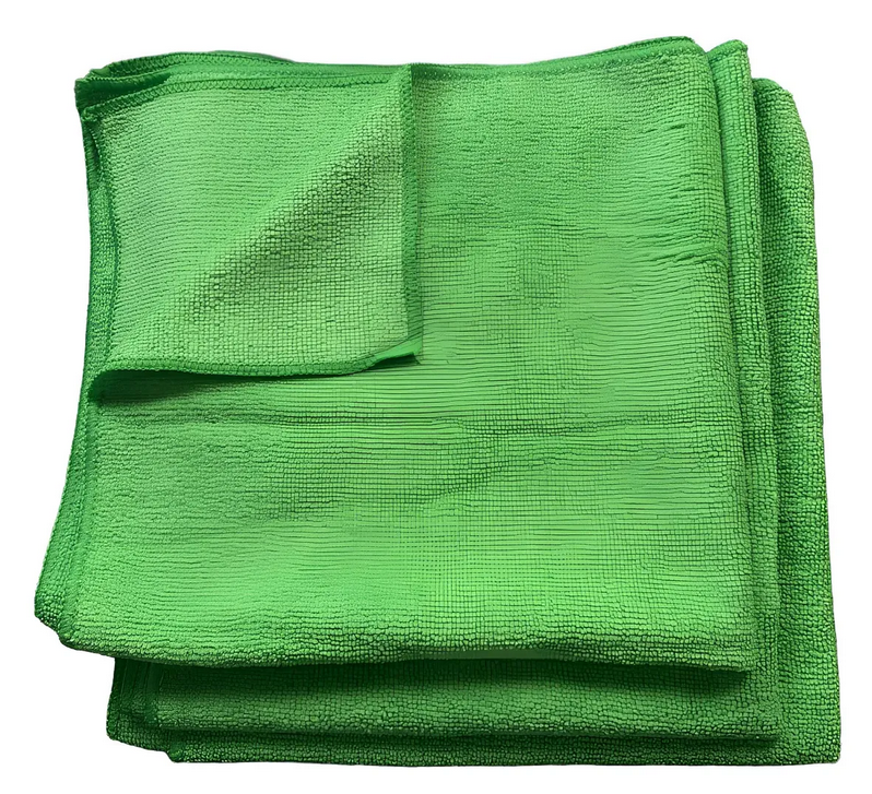 Pack 10 Paños Microfibra 55x50 Verde